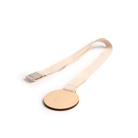 MEDALLA BAMBU Y CORDON DE ALGODON HOLDEN