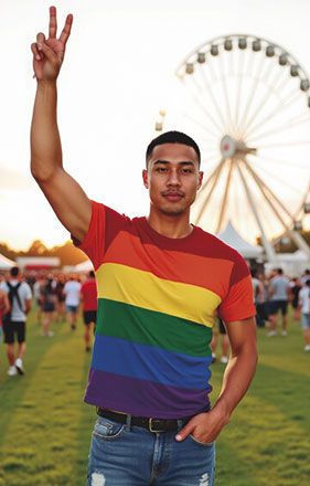 CAMISETA ARCOIRIS RAINBOW